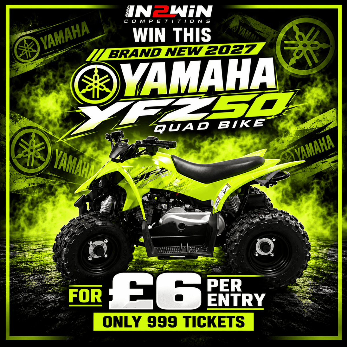 Brand New 2027 Yamaha YFZ50 Quad