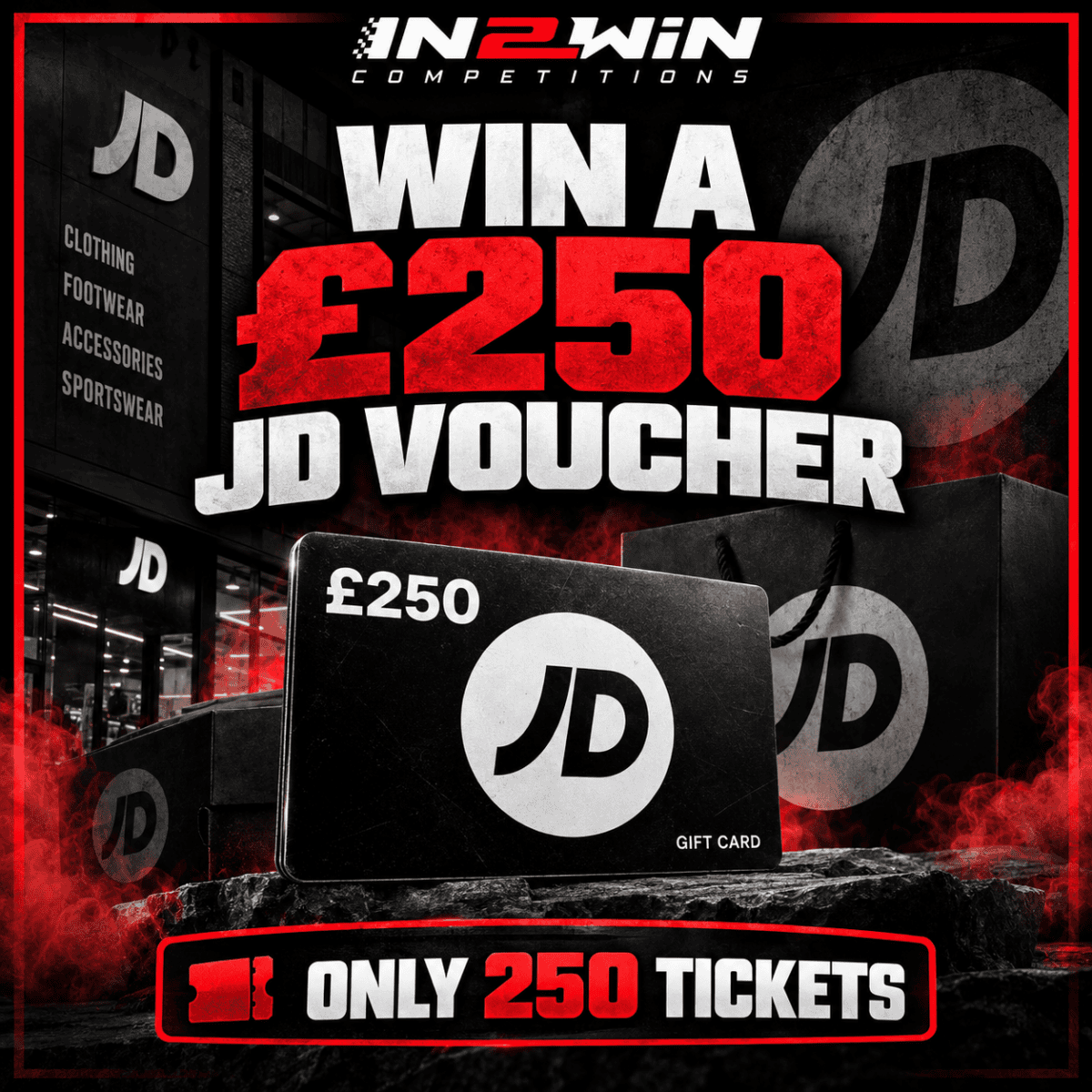 £250 JD Voucher or £200 Cash #4