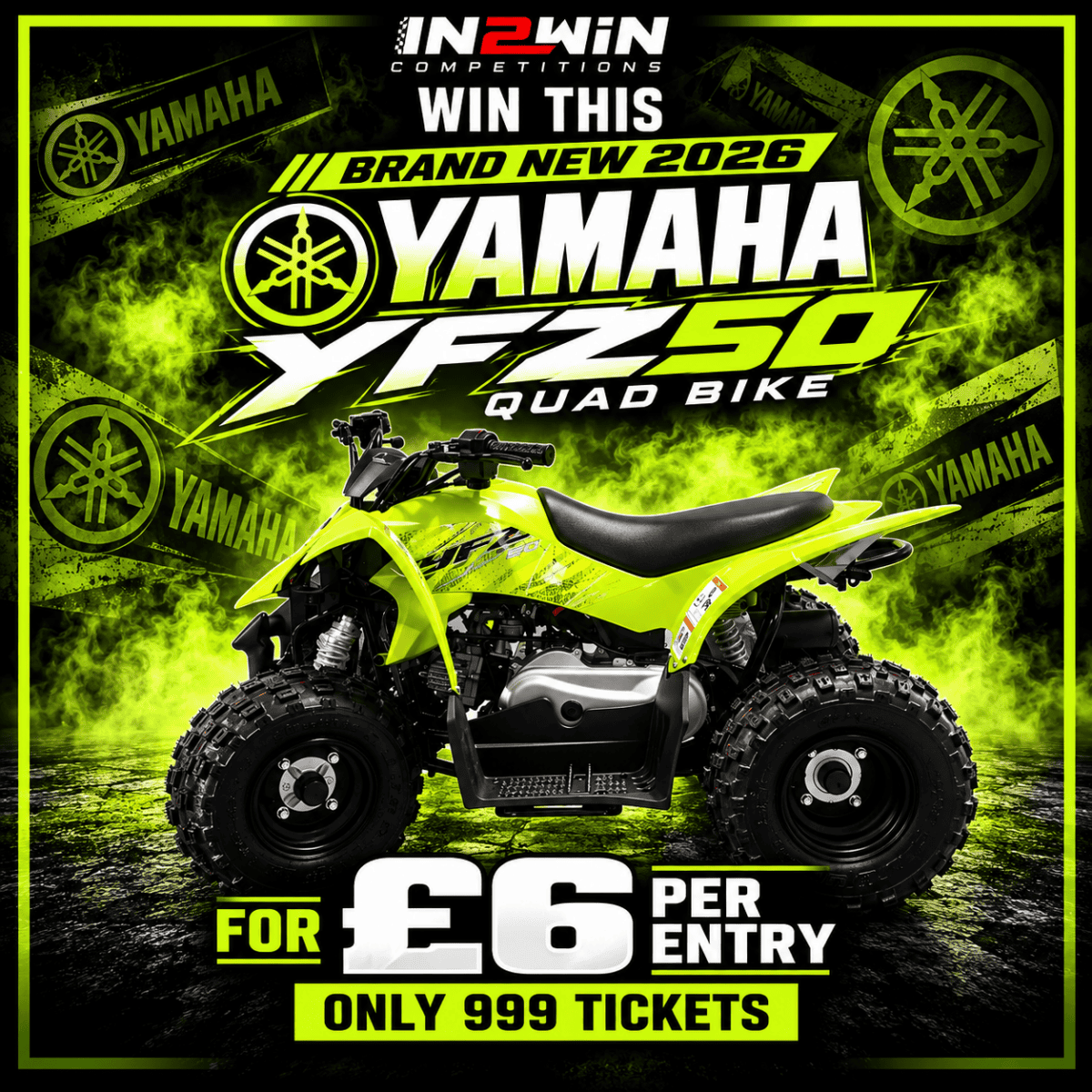 Brand New 2026 Yamaha YFZ50 Quad