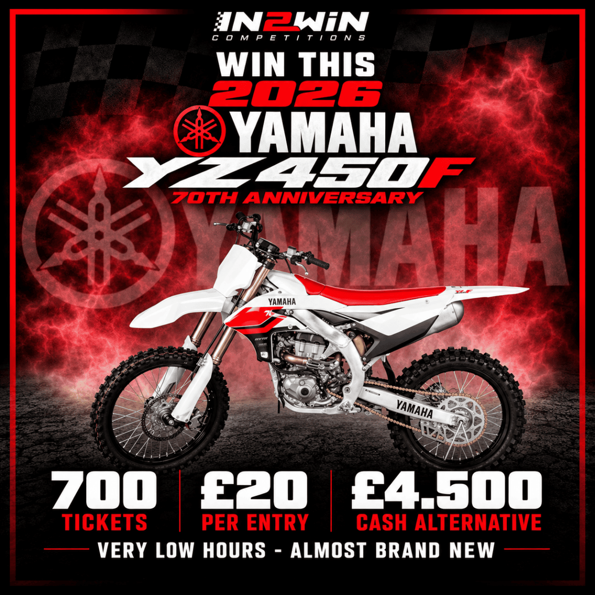 2026 Yamaha YZ450F – 70th Anniversary Edition