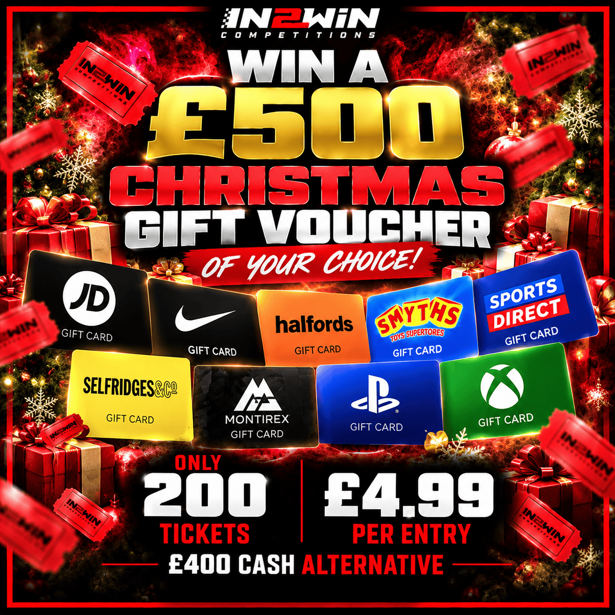 Winners Choice Christmas Gift Card